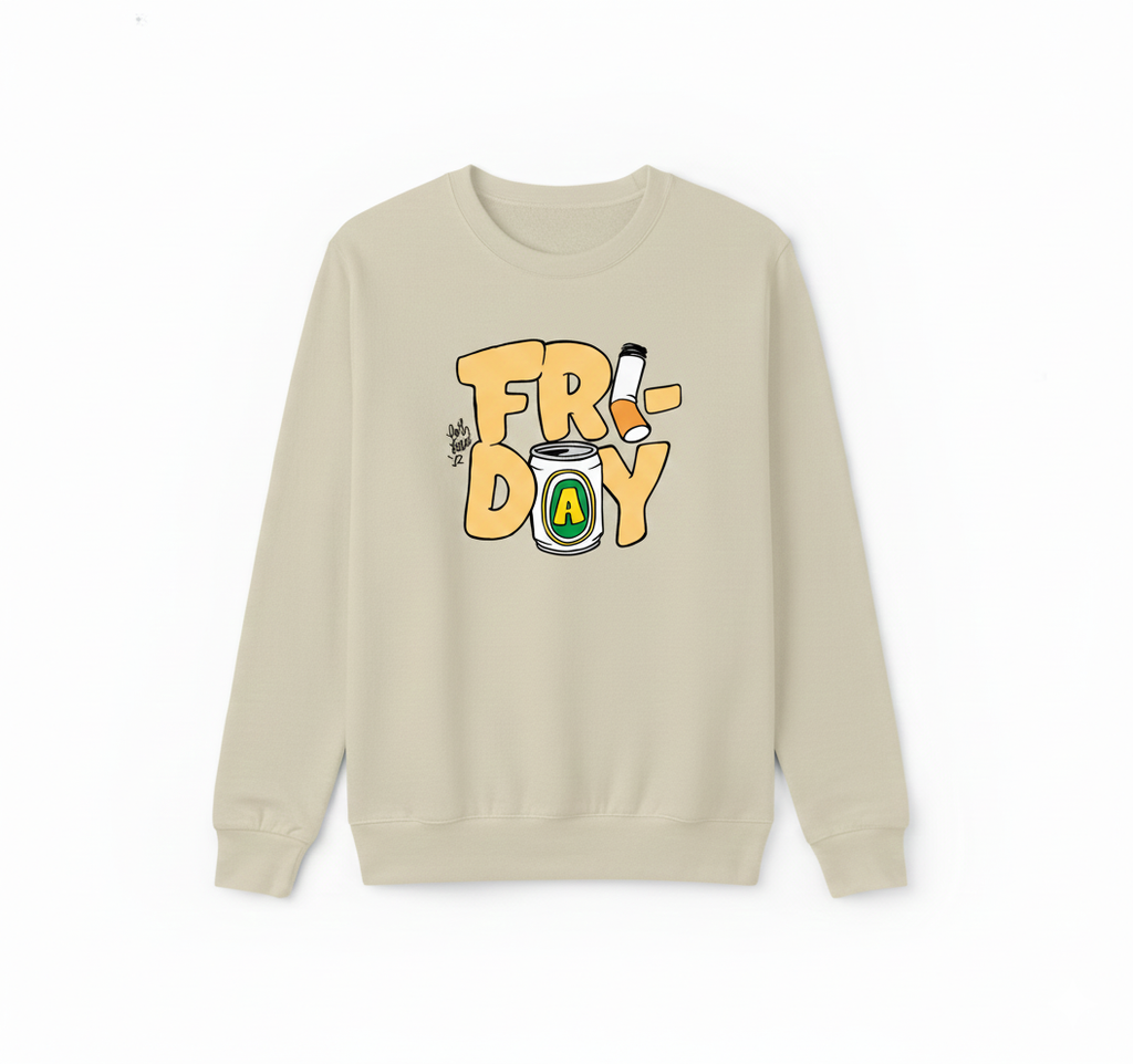 Friday Crewneck Sweatshirt – Premium Winter Fleece