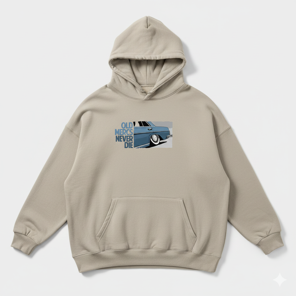 Old Mercs Never Die – Premium Winter Hoodie | Wasl Pakistan