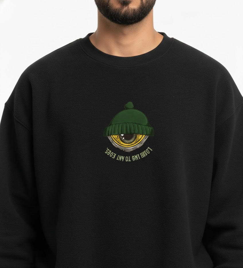 Cozy “Winter Eye” Graphic Sweatshirt – Premium Fleece