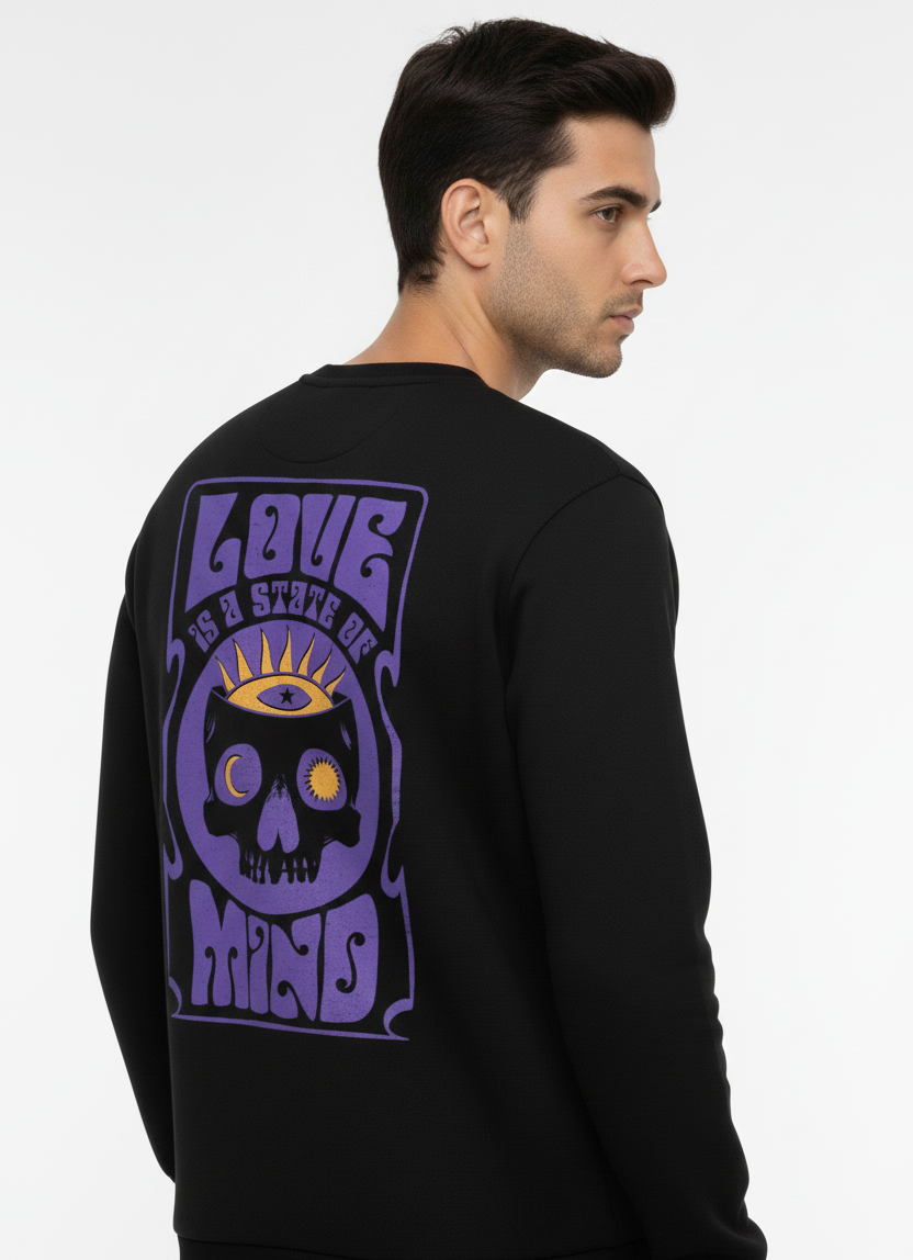 Psychedelic Skull Sweatshirt